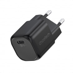 Încărcător de rețea GaN USB-C PD 30W negru PD5007 Choetech