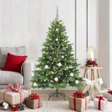 Cumpara ieftin Brad de Crăciun artificial cu 150 LED Verde 150 cm PE și PVC