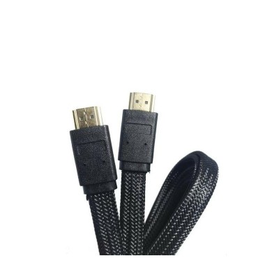 Cablu HDMI 1.4 Panzat , Panglica , 1.5 Metri , Premium Quality , Negru foto