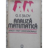 ANALIZA MATEMATICA SPATII FINIT-DIMENSIONALE-G.E. SILOV-219151