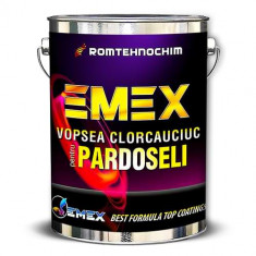 Vopsea Clorcauciuc Pardoseala &ldquo;Emex&rdquo; - Galben - Bid. 5 Kg