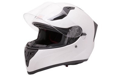 Casca moto integrala, cu ochelari, Origine Strada Solid, culoare alb, marime M 5... Cod Produs: MX_NEW KASORI030 foto