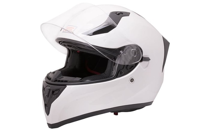 Casca moto integrala, cu ochelari, Origine Strada Solid, culoare alb, marime M 5... Cod Produs: MX_NEW KASORI030