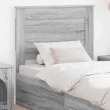 vidaXL Tăblie cap cu headboard Gri Sonoma 100 cm Lemn compozit 887478