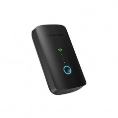 Router Wireless portabil Filehub RavPower, cititor carduri, 6000 mAh, functie baterie externa foto