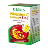 Vitamina C 600mg + Zinc 60 capsule Beres, BERES PHARMACEUTICALS
