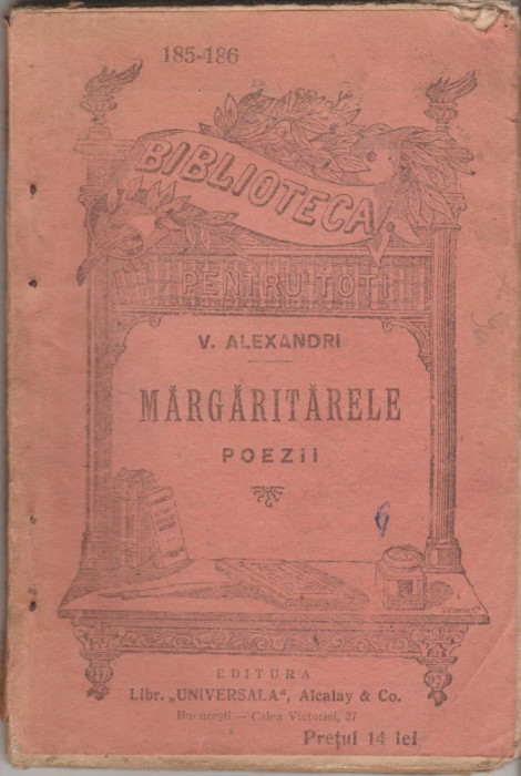 Vasile Alecsandri - Margaritarele (Alcalay)