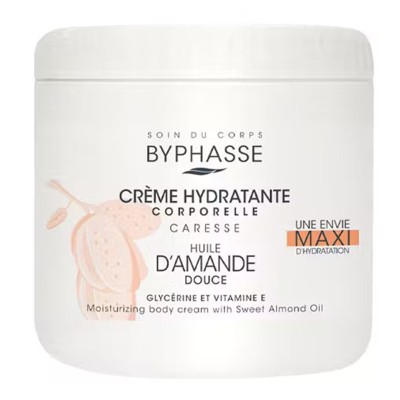Crema Hidratanta de Corp, Byphasse, cu Ulei de Migdale Dulci, Glicerina si Vitamina E, pentru Toate foto