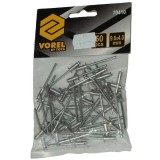 Vorel 70410 - Nituri pop cu cap bombat 4x9.6 mm 50 bucati