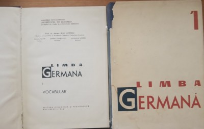 Limba Germana+Vocabular Emilia Savin, Sanda Ioanovici foto