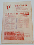 Program meci fotbal FCM GALATI - GLORIA BUZAU (21.05.1980)