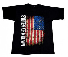 Tricou System Of A Down - flag USA foto