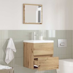 vidaXL Dulap de Baie Stejar Artizanal 41 x 38.5 x 45 cm Lemn compozit