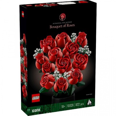 LEGO ICONS BUCHET DE TRANDAFIRI 10328 foto
