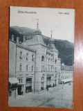 Carte postala necirculata baile herculane anul 1929 - hotel dacia, Fotografie