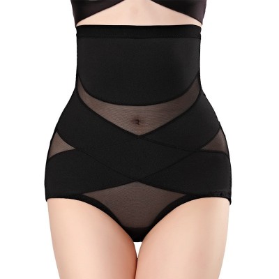 Lenjerie Modelatoare pentru Abdomen, cu Talie Inalta si Corset, Negru, Push-Up foto