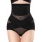 Lenjerie Modelatoare pentru Abdomen, cu Talie Inalta si Corset, Negru, Push-Up