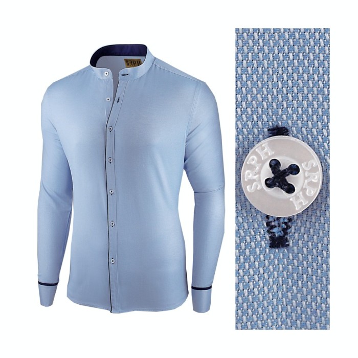 Camasa pentru barbati, albastra, slim fit - Neo Elegance Camasa pentru barbati, albastra, slim fit - Neo Elegance