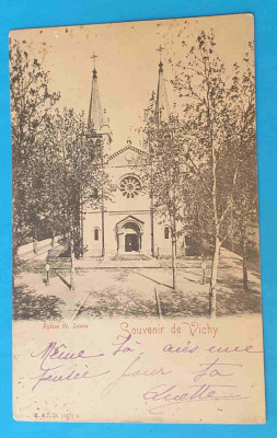 Carte postala veche, circulata datata anul 1902 - corespondenta foto