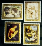 Cumpara ieftin Coasta de fildes 1983 arta pictura Rafael serie 4v neștampilată
