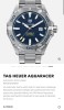 CEAS TAG HEUER AQUARACER - Automatic - Calibre 5 - Ref. WAY2012 - 43mm - 2900$ !, Analog, Casual, Otel
