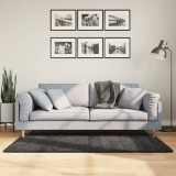 vidaXL Covor pufos &quot;PAMPLONA&quot; cu fire &icirc;nalte antracit modern 80x150 cm