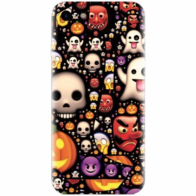 Husa silicon pentru Apple Iphone 8, Emoji Mess foto