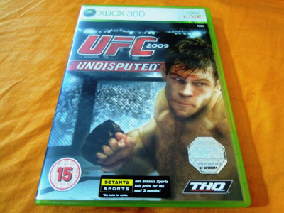 UFC Undisputed 2009 pentru XBOX360, original, PAL foto
