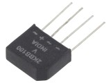 Punte redresoare monofazată 1kV 1.9A