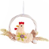Cumpara ieftin Coronita Paste decor Gaina multicolora 16 cm