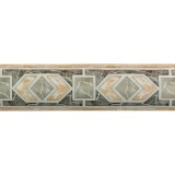 Bordura Decorativa Autoadeziva Gri Maro 11cm x 10m DM-Fix DM-B2005-3 Model Geometric Perete