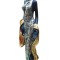 Statueta Decorativa, Africana, Argintiu, 36 cm, LY231904
