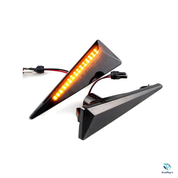 Set 2 Lampi Semnalizare LED Dinamice pentru Renault Megane
