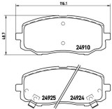 BREMBO P 30 045 PRIME LINE set placute frana,frana disc