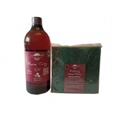 Prep&#039;N&#039;Shine-Pure Tung Oil &amp; Hand Pad&rsquo;s Medium Abrasive verde, 1000 ml