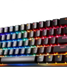 Tastatura Mecanica Gaming SteelSeries Apex Pro Mini, iluminare RGB, USB-C, Bluetooth, Layout UK, Switch ajustabil (Negru)