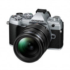 Aparat foto Mirrorless Olympus E-M5 Mark III 20.4 Mpx Silver Kit 12-40mm F2.8 PRO Black foto