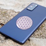 Cumpara ieftin Abtibild sticker 3D cu Floarea Vietii, Simbolul vietii violet