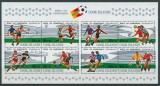 INSULA COOK - 1982 - SPORT , FOTBAL COLITA + SERIE NESTAMPILATE