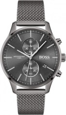 Ceas pentru barbati cu cuart cronograf BOSS Colectia Associate cu curea din otel inoxidabil - RESIGILAT