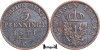 1871 C, 3 Pfenninge - Wilhelm I - Regatul Prusiei, Europa
