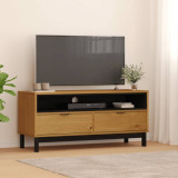Dulap TV &bdquo;FLAM&rdquo; 110x40x50 cm, lemn masiv de pin GartenMobel Dekor, vidaXL