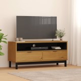 Cumpara ieftin Dulap TV &bdquo;FLAM&rdquo; 110x40x50 cm, lemn masiv de pin