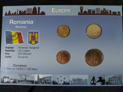 Seria completata monede - Romania , 4 monede foto