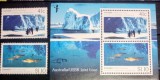 Australia 1990 Antarctica, pești cooperare științifică Australia URSS BLOC + SERIE neștampilata