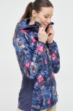 Columbia geacă sport Powder Pass culoarea bleumarin, de tranziție 1773211