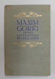 MAXIM GORKI - DESPRE LITERATURA PENTRU COPII , 1955