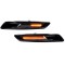 Set 2 Semnalizari Negre Aripa LED Dinamice secventiale cu sticla fumurie pentru BMW F10, F11, F07 fara facelift