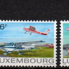 LUXEMBURG 1981, Aviatie, MNH, serie neuzata