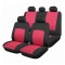 Set Huse Scaune Auto pentru Ssangyong Rexton - RoGroup Oxford Rosu, 9 piese